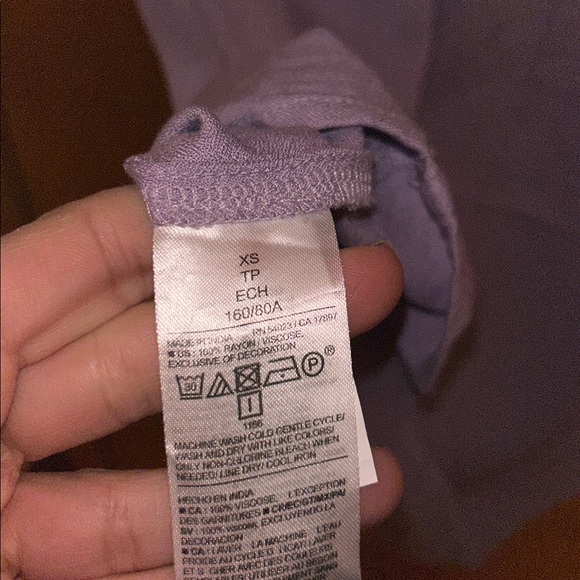 NWOT Old Navy lightweight Purple dress size XS - Picture 6 of 6